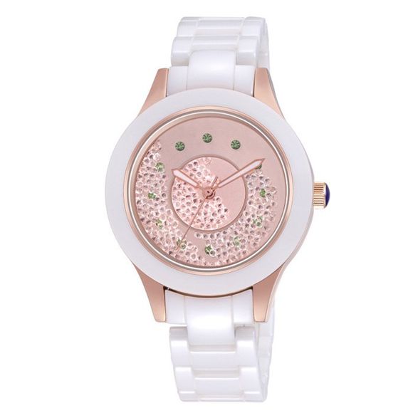 WEIQIN Simple Fashion Female Quartz Watch with Diamond Dial - Vert 