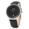 EYKI 1029 Casual Stereo Dial Male Quartz Watch with Date Display - Noir 
