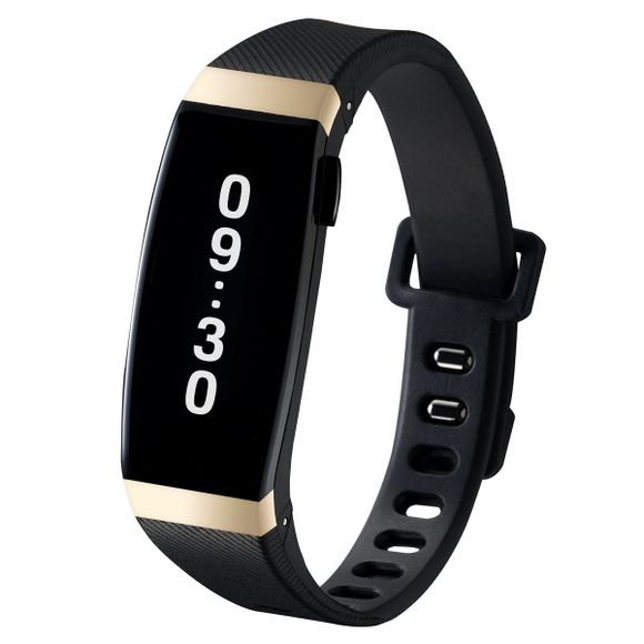 GOLiFE Care - X Bluetooth 4.0 Smart Bracelet avec Moniteur de Sommeil Rappeler de Temps de Médicament - d'or 