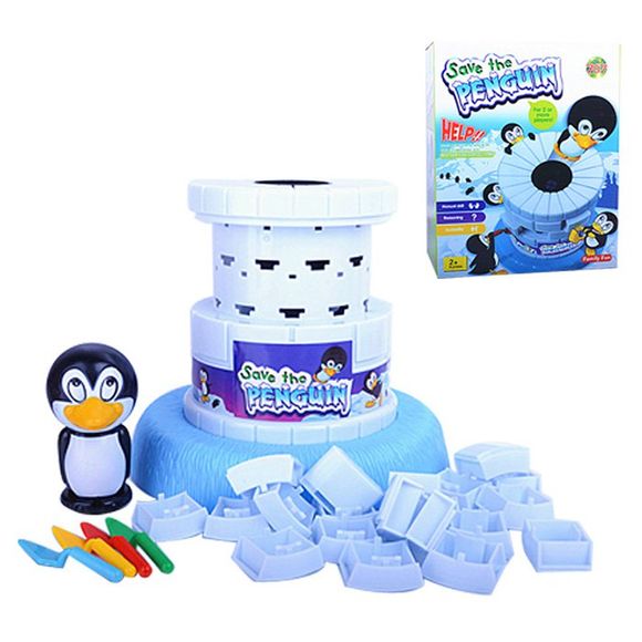 Funny Save The Penguin Game Jouet De Bureau İnteractif D'amusement D'enfant De Famille - multicolore 
