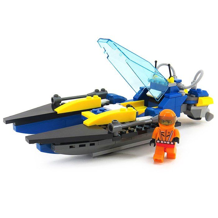 

Speedboat Style Mini Building Block Educational Toy - 139pcs, Colormix