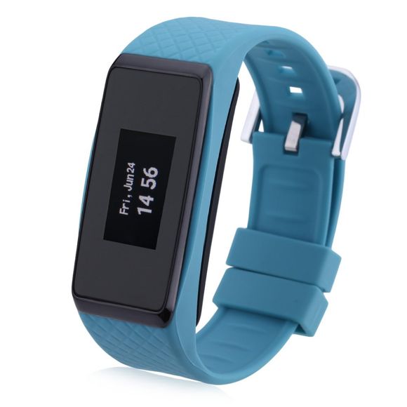INCHOR Wristfit HR Bluetooth 4.0 Smart Bande de montre Détecter de fréquence cardiaque - Bleu 