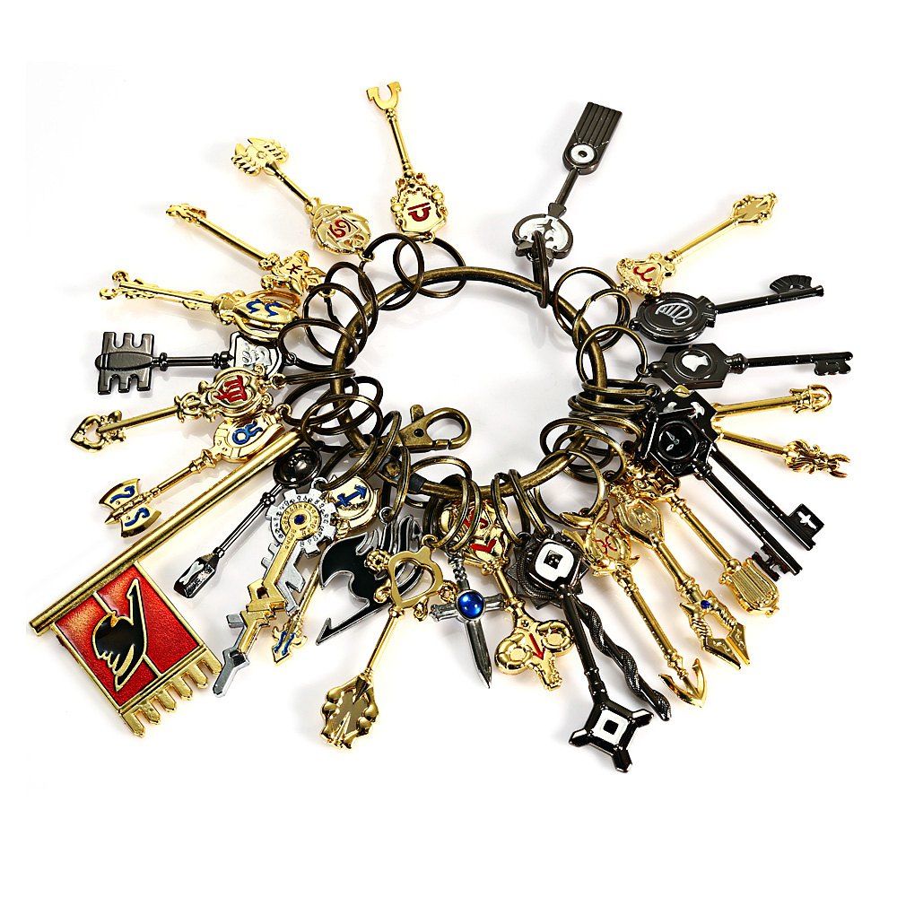 

Key Chain Hanging Pendant Keyring Cosplay Movie Product - 28pcs / set, Colormix