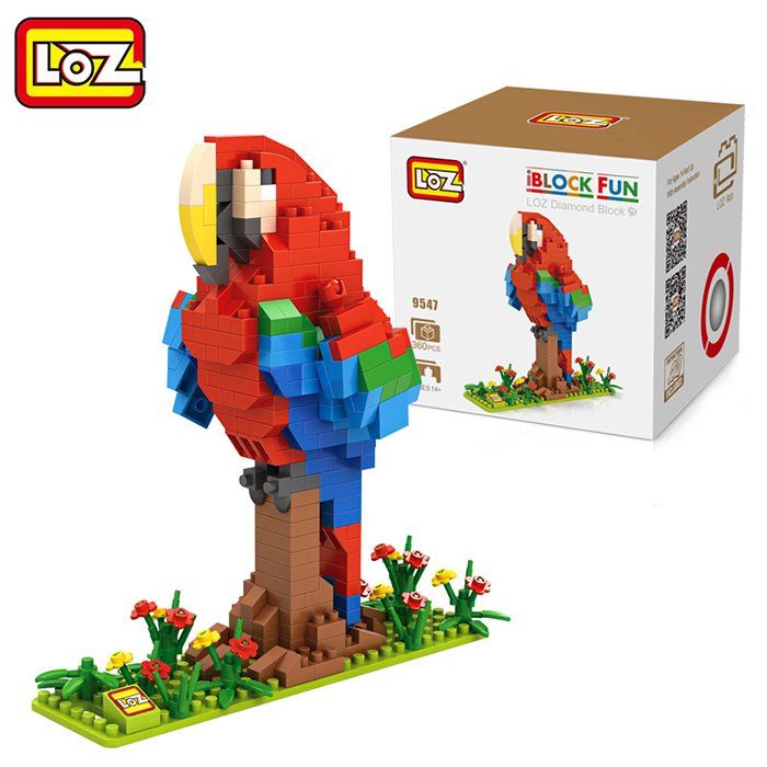 

LOZ ABS Animal Building Block Educational Movie Product Kid Toy - 360pcs, Colormix