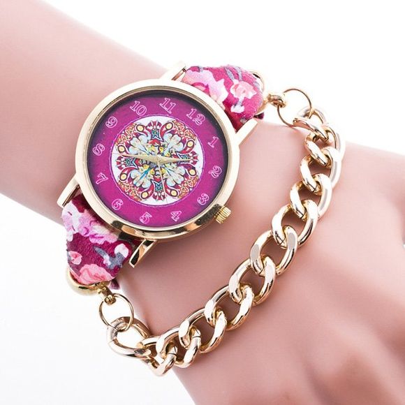 Bohemian Adorn Fleur Quartz Montre-bracelet - Frutti de Tutti 