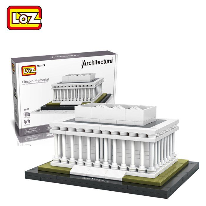 

LOZ ABS Architecture Building Block Educational Movie Product Kid Toy - 273pcs, White