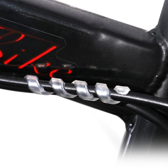 Accessoires de Vélo ASIR AR61 - PT 3pcs Spiral Cable Wire Wrap Tube Anti-friction Housse de Protection Bicyclette Parts - Transparent 