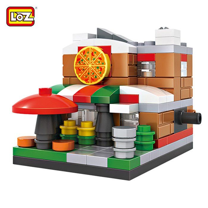 

LOZ ABS Street View Architecture Building Block Educational Movie Product Kid Toy - 126pcs, Colormix