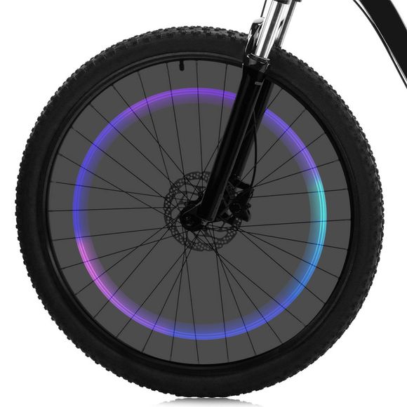 Buse Colorée à Gaz de Bicyclette / Disque à Soupape Lampe AG10 Bouton avec Pile Bouton - multicolore 