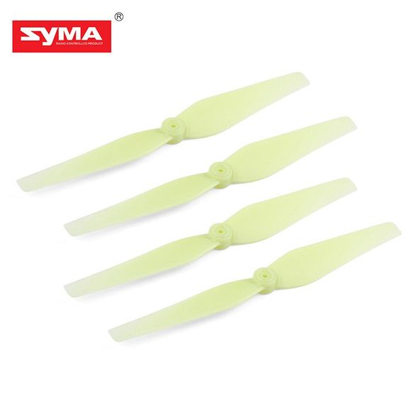 Syma X8C X8G X8W X8HC X8HW Hélice Fluorescente Verte - 4Pcs - Vert Pomme 