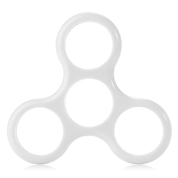 Cadre en Plastique ABS pour Tri Fidget Hand Spinner - Blanc 