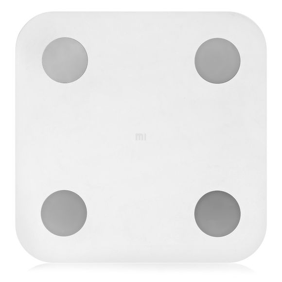 Xiaomi XMTZC02HM Balance Connectée Numérique avec Bluetooth 4.0  Outil de Pesage Personnel pour la Santé - Blanc NORMAL VERSION