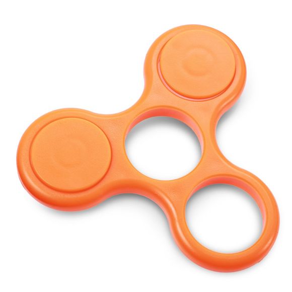 Cadre en Plastique pour Tri Fidget Hand Spinner - Orange 