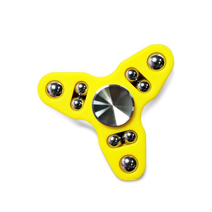 

Triangle Gyro Style Stress Reliever Pressure Reducing Toy for Office Worker, Yellow