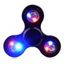 Three-wheel LED Light Gyro Stress Reliever Pressure Reducing Toy for Office Worker - BLACK 