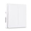 Aqara QBKG03LM Interrupteur Mural à Contrôle de Lumière Intelligent Version ZigBee - Blanc DOUBLE KEY