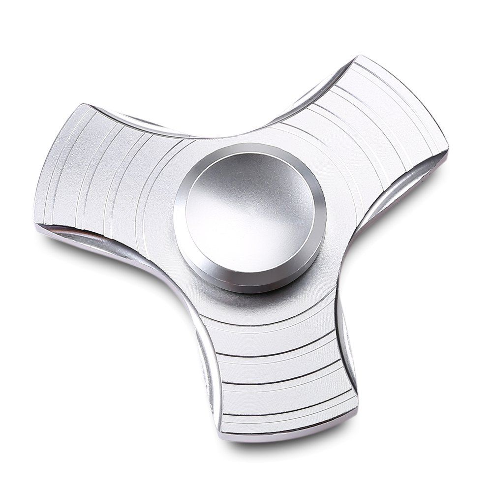 

Three-blade Gyro Stress Reliever Toy for Office Worker, Silver