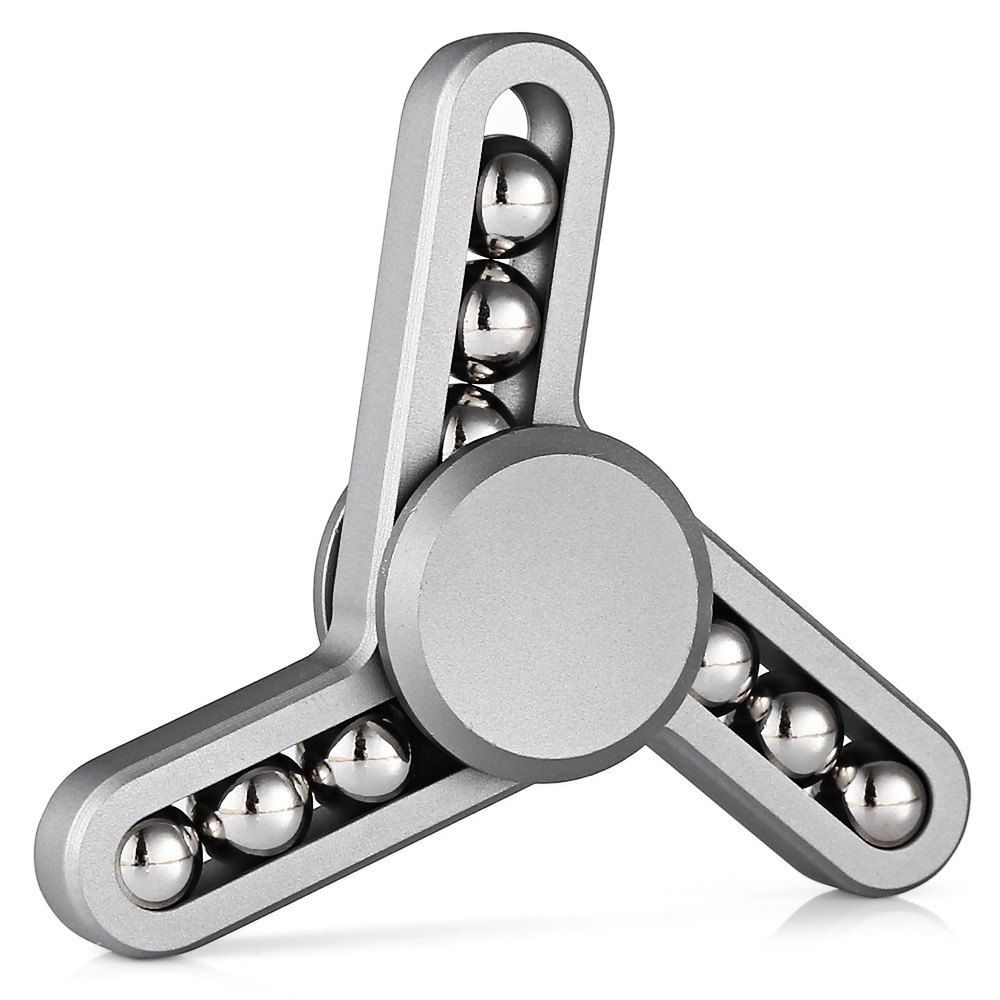

Office Worker Gyro Stress Reliever Pressure Reducing Toy, Silver