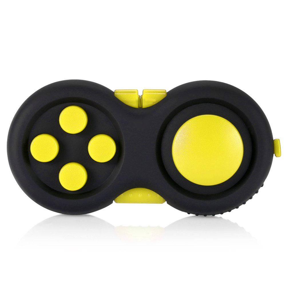 

Magic Cube Style Fidget Spinner Funny Stress Reliever Relaxation Gift, Yellow