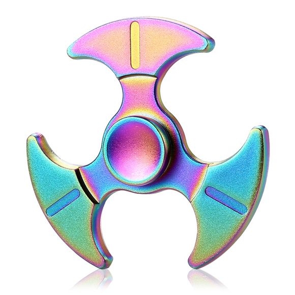 Fidget Spinner à Tri-pales Coloré en Hache de Guerre Jouet de Décompression cadeau de Relaxation - multicolore 