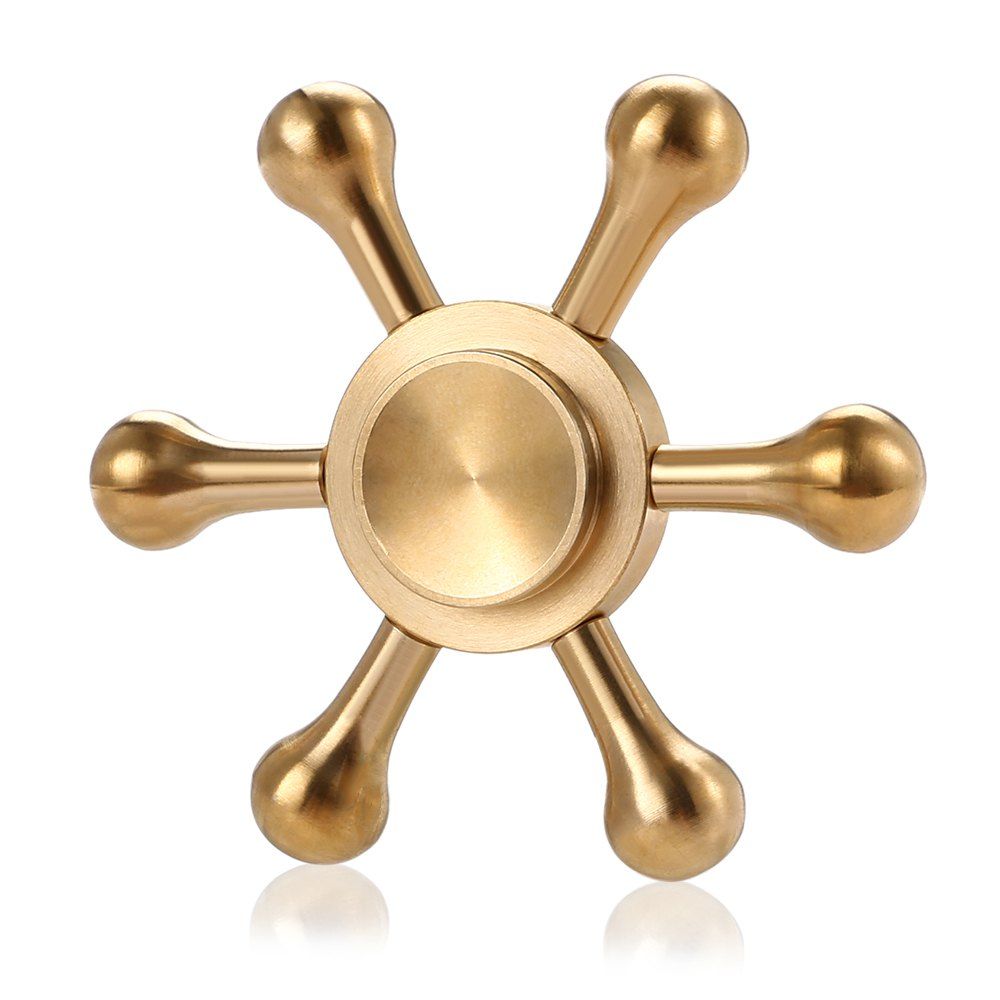 

Pure Copper Hexagon Detachable Fidget Spinner EDC Stress Reliever Relaxation Gift for Adults, Copper color