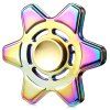 Fidget Spinner à Six-pales en Etoile en Alliage de Zinc TDAH EDC Jouet de Décompression Cadeau de Relaxation - multicolore 