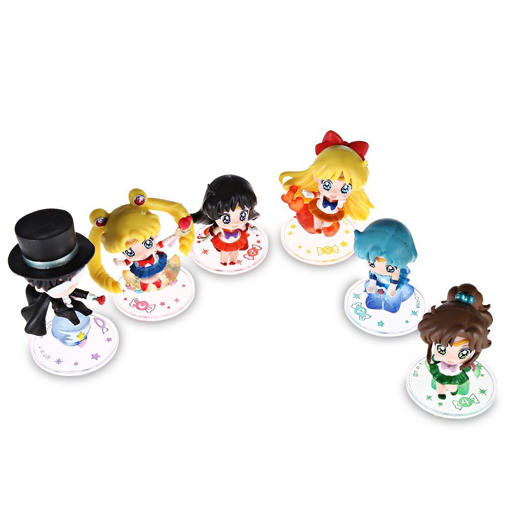 

Collectible Figurine Animation PVC Action Figure - 6pcs / set, Colormix
