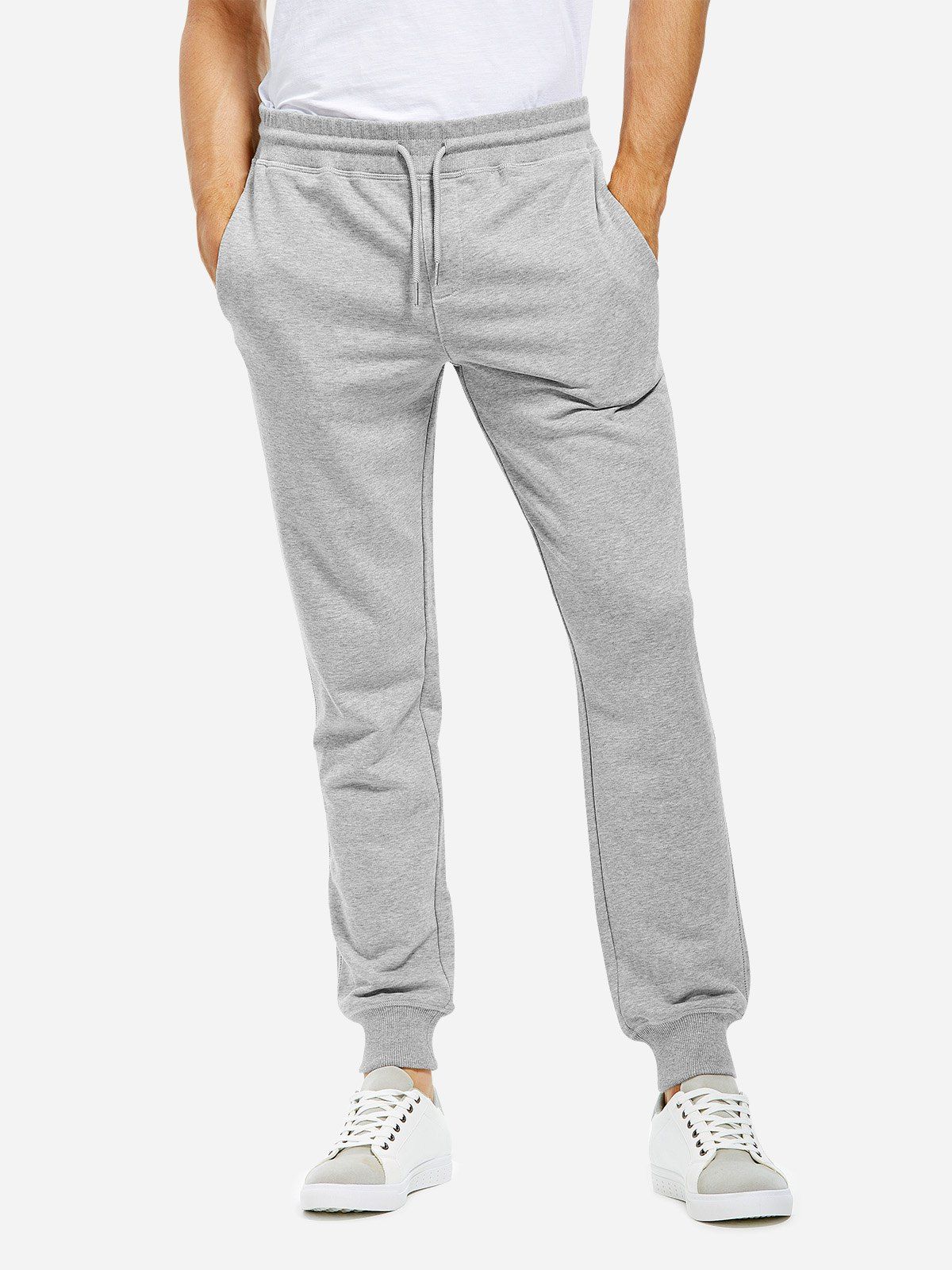 

Cotton Sweatpants, Heather gray