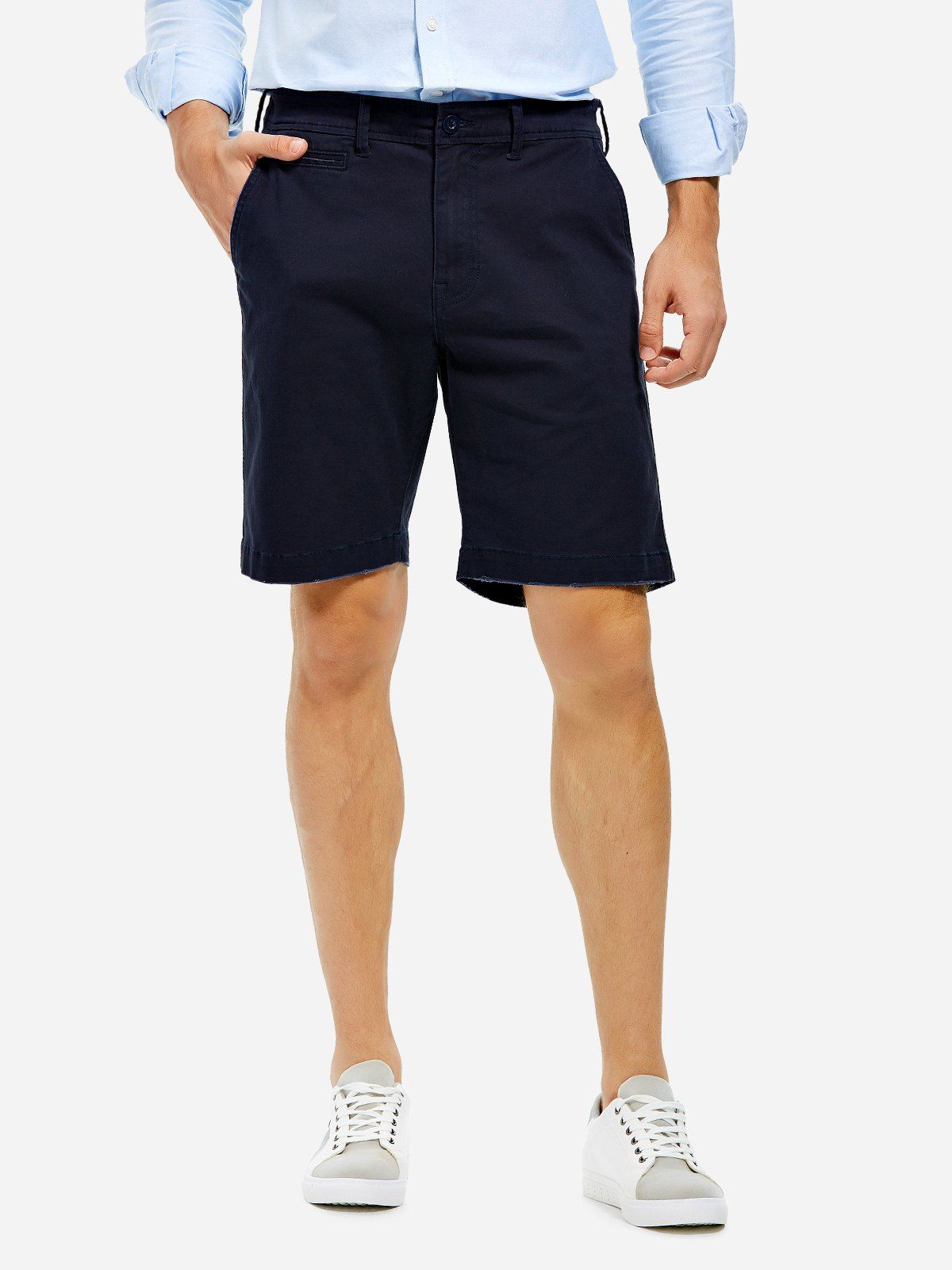 

Knee Length Shorts, Purplish blue