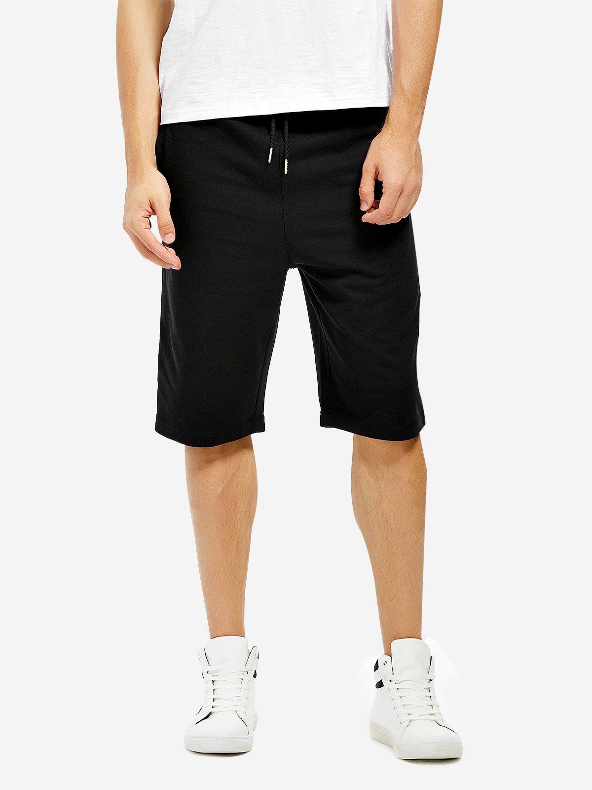 

Sweatpants Shorts, Black
