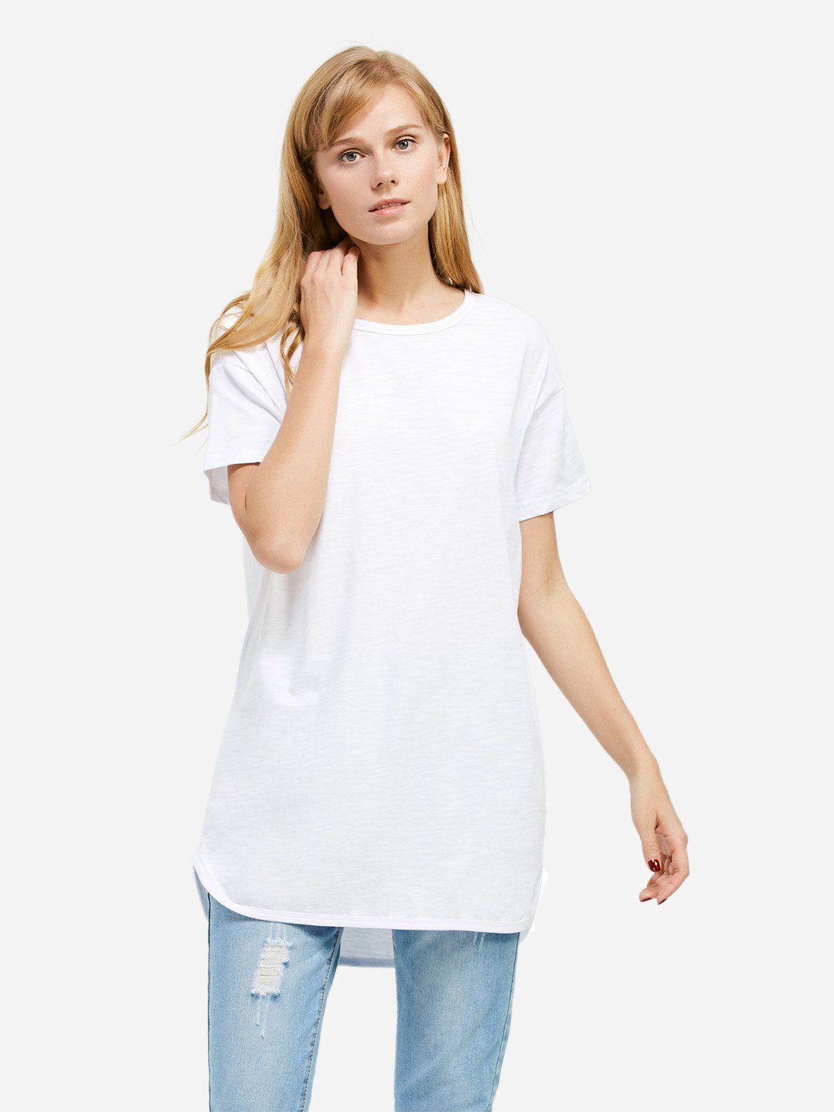 

Longline T-shirt, White