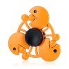 Jeu Alliage Manger Dot Fidget Spinner Produit de Secours Contre le Stress Cadeau de Détente - Orange 