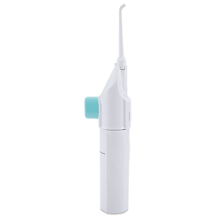 

80ml Portable Dental Water Flosser Cordless Teeth Cleaning Tool, Snow white