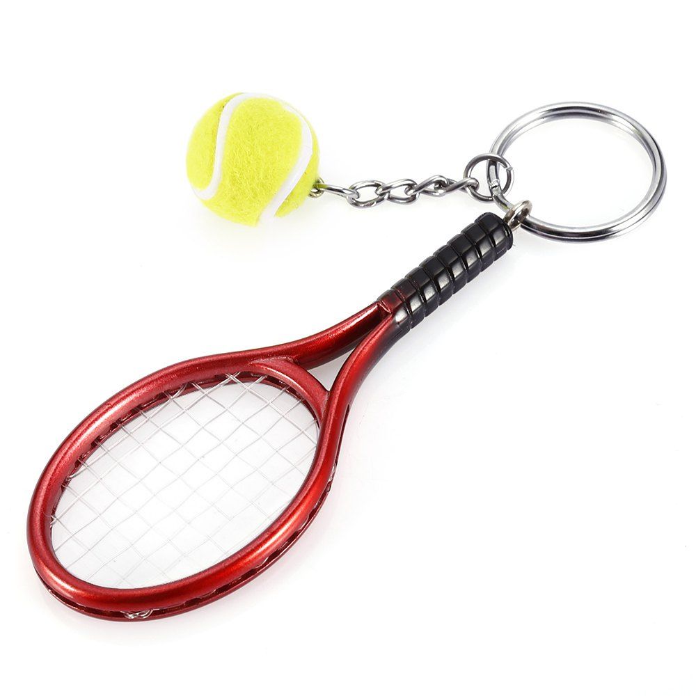 [41% OFF] 2021 Keychain Tennis Rocket Pendant Creative Popular Young ...