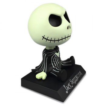 

Skull Character Shaking Head Toy for Halloween Decoration, Colormix