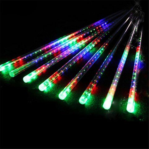 Limited Offer 2018 30cm 8 S Led Meteor Shower Rain 30cm 8 S Led Meteor Shower Rain Lights Snow Falling Raindrop Cascading Outdoor Ac 110