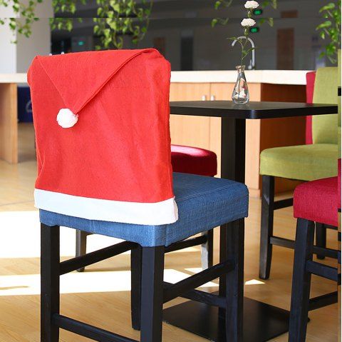 Yeduo Hort Santa Claus Hat Chair Covers Christmas Dinner Table Party