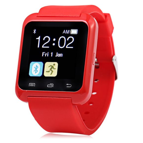 U8 Smart Watch avec Fonction Podomètre - Rouge 