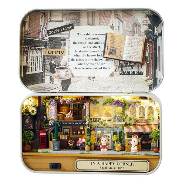 

Novelty Toy DIY Small Iron Box Cottage, Colormix