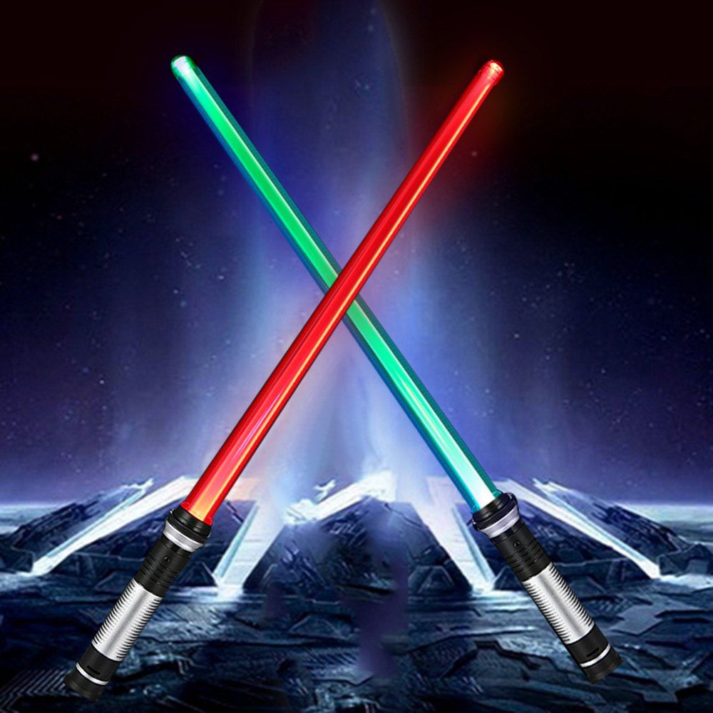 

YWXLight Double Sided RGB LED Light Sword, Silver