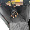 Couverture de siège de voiture de chien Imperméable à l'eau antidérapante Pet Hammock - Noir 
