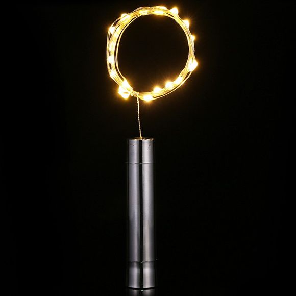 Lampe à cordes LED Design Bottle Stopper Design LED - Blanc Chaud 