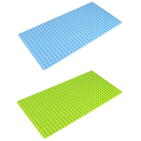 

Large Particle Building Block Bottom Plate 512 Hole Children Assembled Oro Multi-block Super Large Floor, Green