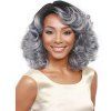 Perruque frisée pour femmes avec cheveux longs gris argent SYJF 25 - Argent 