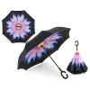 Parapluie inversé double couche anti-UV Creative Flip - Pourpre 