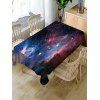Galaxy Print Fabric Waterproof Tablecloth - multicolor W60 X L84 INCH