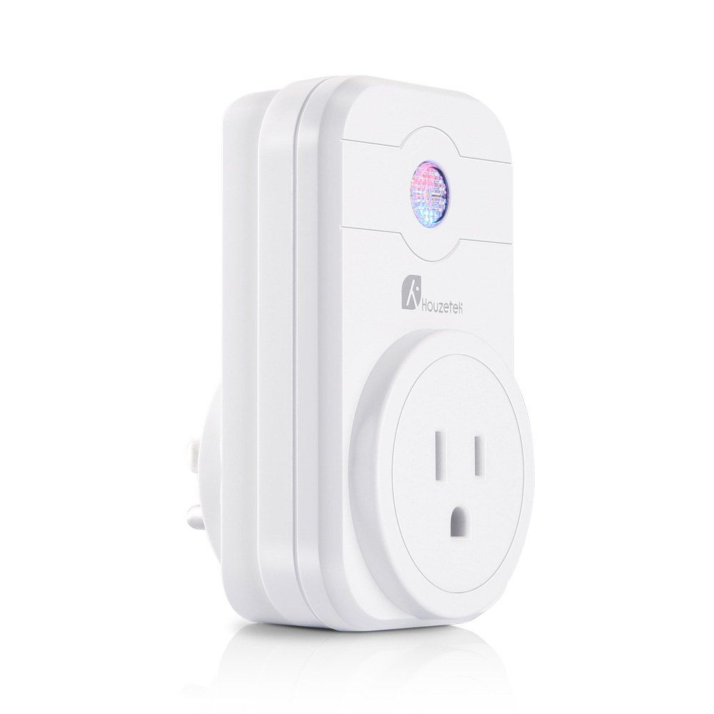 Houzetek SWA1 WiFi Smart Plug - WHITE US PLUG (3-PIN)
