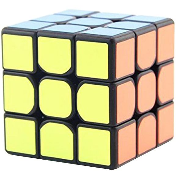 MoYu MF3 3 x 3 x 3 Jouet de Puzzle de Doigt de Cube Magique de Vitesse Lisse 56mm - Noir 