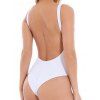 Siamois Zipper Bikini Slimming Fashion Maillot De Bain Sexy - Blanc S