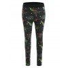 Legging Ajusté Dinosaure à Taille Elastique - Noir L